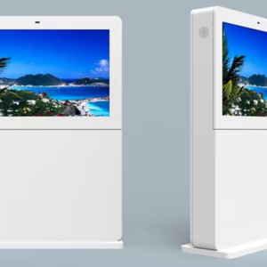 Information Wall | 32" Screen with printed Backdrop (Vertical Screen)